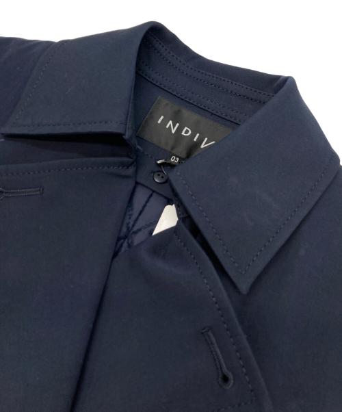 INDIVI（インディヴィ）INDIVI (インディヴィ) トレンチコート ネイビー サイズ:03の古着・服飾アイテム