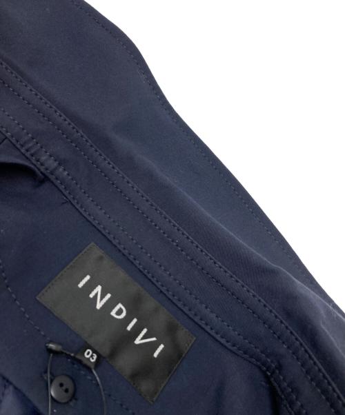 INDIVI（インディヴィ）INDIVI (インディヴィ) トレンチコート ネイビー サイズ:03の古着・服飾アイテム