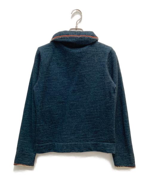 Pal'las Palace（パラスパレス）PAL'LAS PALACE (パラスパレス) インディゴ染めジップブルゾン インディゴ サイズ:2の古着・服飾アイテム