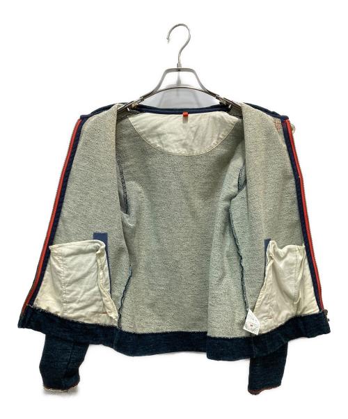 Pal'las Palace（パラスパレス）PAL'LAS PALACE (パラスパレス) インディゴ染めジップブルゾン インディゴ サイズ:2の古着・服飾アイテム