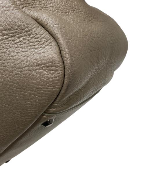 土屋鞄（ツチヤカバン）土屋鞄 (ツチヤカバン) レザートートバッグ ベージュの古着・服飾アイテム