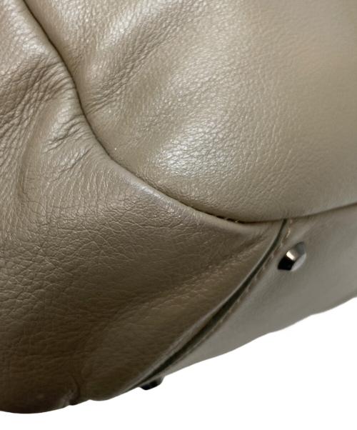 土屋鞄（ツチヤカバン）土屋鞄 (ツチヤカバン) レザートートバッグ ベージュの古着・服飾アイテム