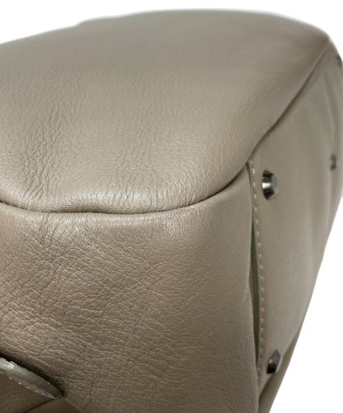 土屋鞄（ツチヤカバン）土屋鞄 (ツチヤカバン) レザートートバッグ ベージュの古着・服飾アイテム