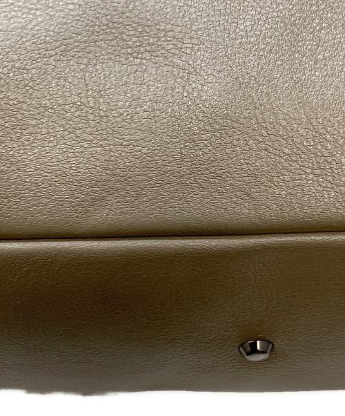 土屋鞄（ツチヤカバン）土屋鞄 (ツチヤカバン) レザートートバッグ ベージュの古着・服飾アイテム