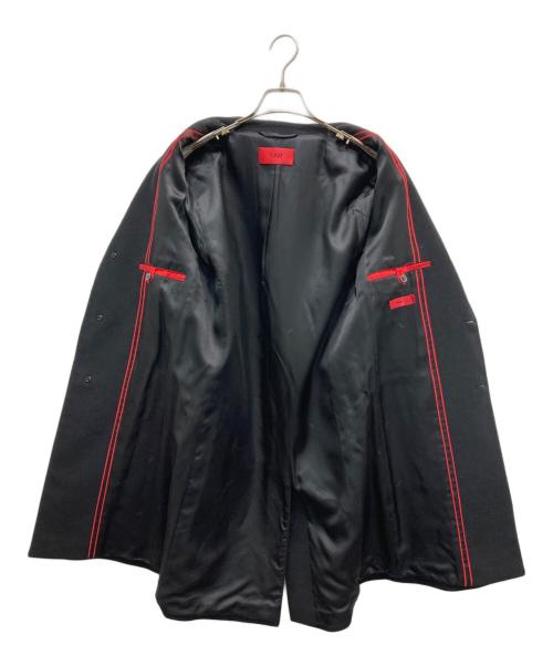HUGO HUGO BOSS（ヒューゴ ヒューゴボス）HUGO HUGO BOSS (ヒューゴ ヒューゴボス) ウールカシミヤチェスターコート ブラック サイズ:44の古着・服飾アイテム