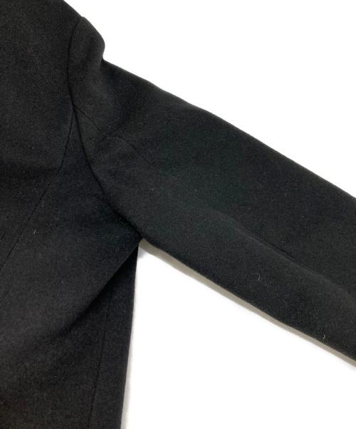 HUGO HUGO BOSS（ヒューゴ ヒューゴボス）HUGO HUGO BOSS (ヒューゴ ヒューゴボス) ウールカシミヤチェスターコート ブラック サイズ:44の古着・服飾アイテム