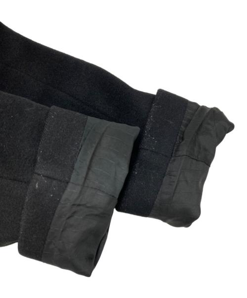 HUGO HUGO BOSS（ヒューゴ ヒューゴボス）HUGO HUGO BOSS (ヒューゴ ヒューゴボス) ウールカシミヤチェスターコート ブラック サイズ:44の古着・服飾アイテム