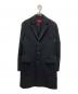 HUGO HUGO BOSS（ヒューゴ ヒューゴボス）の古着「ウールカシミヤチェスターコート」｜ブラック