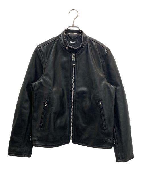 Schott（ショット）Schott (ショット) SHEEP LEATHER 70’S シングルライダースジャケット ブラック サイズ:Lの古着・服飾アイテム