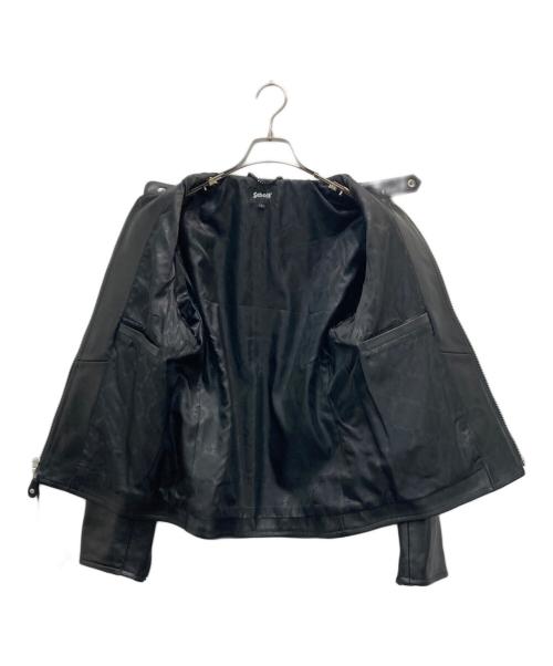 Schott（ショット）Schott (ショット) SHEEP LEATHER 70’S シングルライダースジャケット ブラック サイズ:Lの古着・服飾アイテム