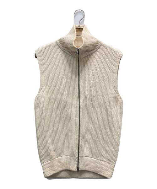 Maison Margiela 14（メゾンマルジェラ 14）Maison Margiela 14 (メゾンマルジェラ 14) ドライバーズニットベスト ベージュ サイズ:Sの古着・服飾アイテム
