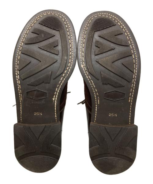 COMME des GARCONS HOMME（コムデギャルソン オム）COMME des GARCONS HOMME (コムデギャルソン オム) レザースウェード切替シューズ ブラウン サイズ:25.5の古着・服飾アイテム