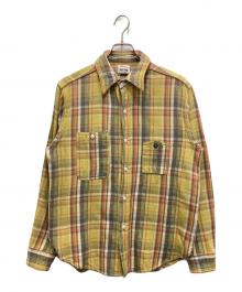BIG YANK（ビッグヤンク）の古着「1942 PLAID FLANNEL SHIRT」｜イエロー