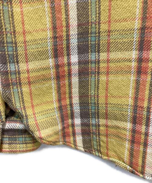 BIG YANK（ビッグヤンク）BIG YANK (ビッグヤンク) 1942 PLAID FLANNEL SHIRT イエロー サイズ:15 1/2の古着・服飾アイテム