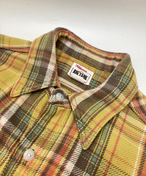 BIG YANK（ビッグヤンク）BIG YANK (ビッグヤンク) 1942 PLAID FLANNEL SHIRT イエロー サイズ:15 1/2の古着・服飾アイテム