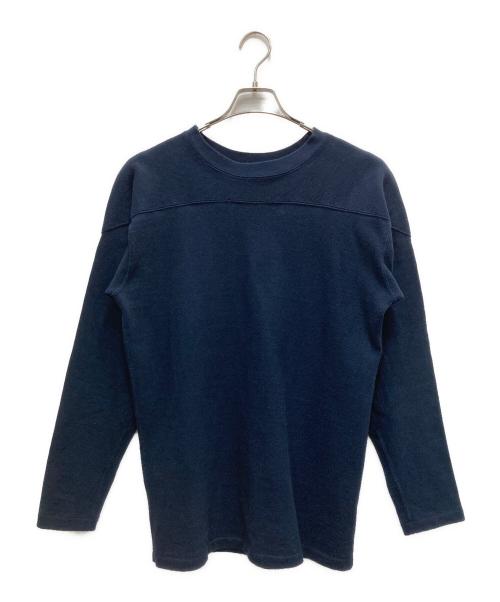 BONCOURA（ボンクラ）BONCOURA (ボンクラ) フットボールニットT ネイビー サイズ:38の古着・服飾アイテム