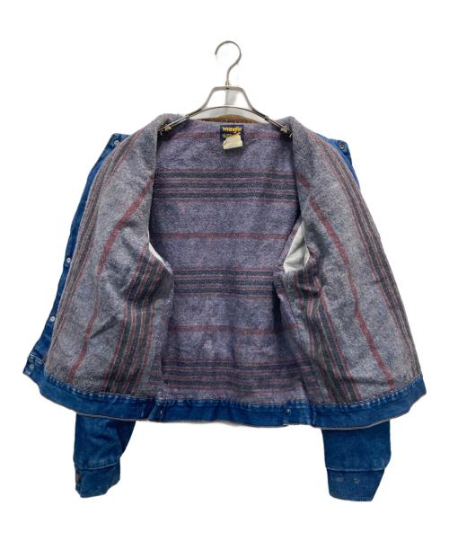 Wrangler（ラングラー）Wrangler (ラングラー) ブランケットライナーデニムジャケット ブルー サイズ:46の古着・服飾アイテム