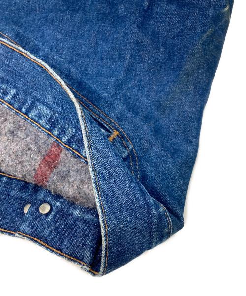 Wrangler（ラングラー）Wrangler (ラングラー) ブランケットライナーデニムジャケット ブルー サイズ:46の古着・服飾アイテム