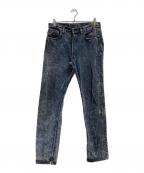 LEVI'Sリーバイス）の古着「後染めデニムパンツ」｜ブラック