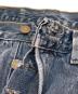 中古・古着 LEVI'S (リーバイス) 後染めデニムパンツ ブラック サイズ:不明(実寸参照)：8000円