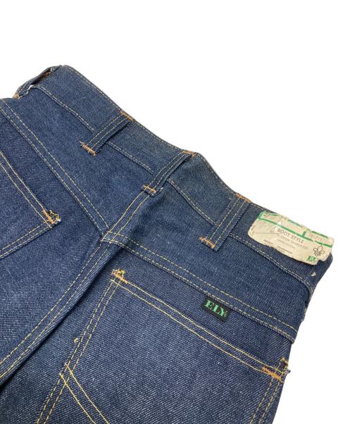 ELY（エリー）ELY (エリー) ブーツカットデニムパンツ インディゴ サイズ:W27×L34の古着・服飾アイテム