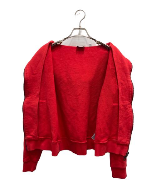 BURBERRY LONDON（バーバリーロンドン）BURBERRY LONDON (バーバリーロンドン) TB刺繍ロゴジップパーカー レッド サイズ:XSの古着・服飾アイテム