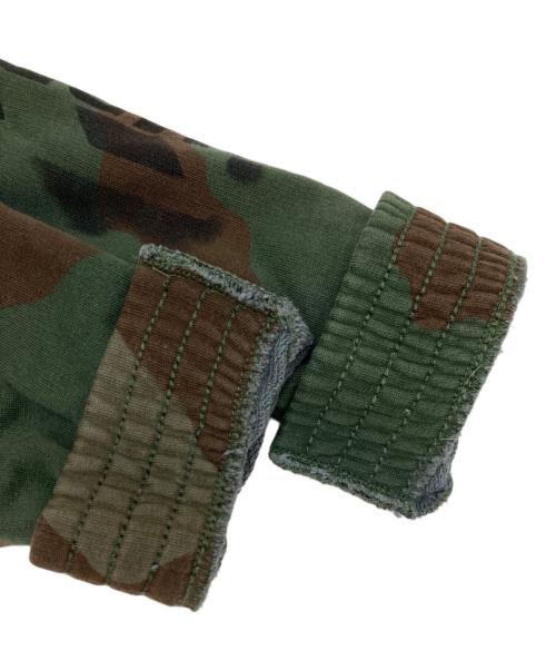 OFFWHITE（オフホワイト）OFFWHITE (オフホワイト) 迷彩ロゴスウェット オリーブ サイズ:Sの古着・服飾アイテム