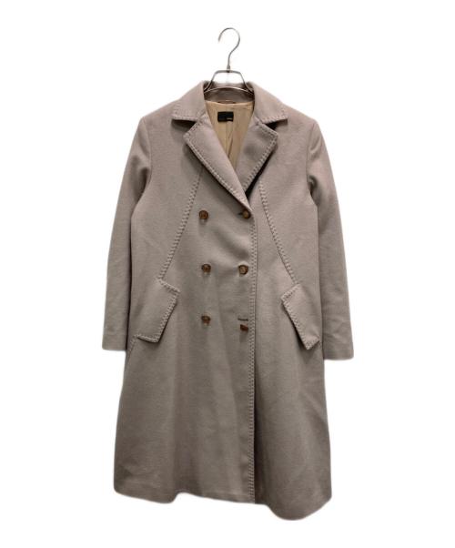 FENDI（フェンディ）FENDI (フェンディ) カシミヤダブルブレストコート ベージュ サイズ:42の古着・服飾アイテム