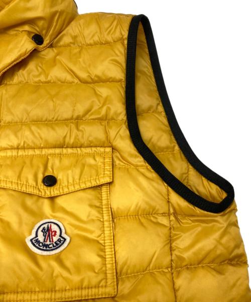 MONCLER（モンクレール）MONCLER (モンクレール) ダウンベスト イエロー サイズ:3の古着・服飾アイテム