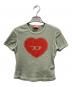 DIESEL（ディーゼル）の古着「ハートロゴTシャツ」｜グリーン