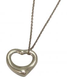 TIFFANY & Co.（ティファニー）の古着「オープンハート ペンダント ネックレス」｜シルバー