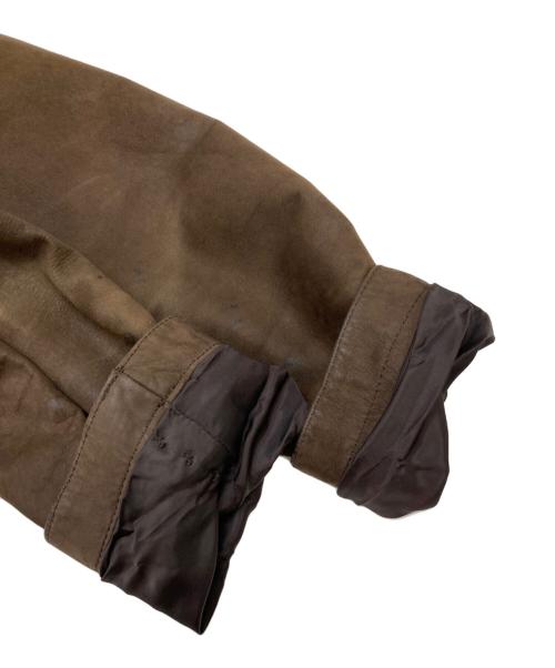 PAUL SMITH（ポールスミス）PAUL SMITH (ポールスミス) カウレザージャケット ブラウン サイズ:Mの古着・服飾アイテム
