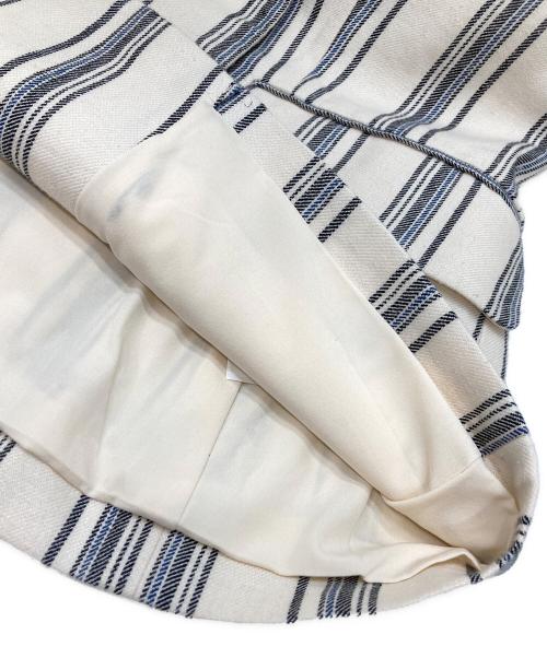 LAUREN RALPH LAUREN（ローレンラルフローレン）LAUREN RALPH LAUREN (ローレンラルフローレン) ダブルジャケット ホワイト サイズ:6の古着・服飾アイテム