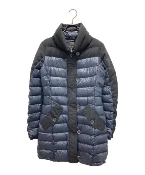 DUVETICA（デュベティカ）DUVETICA (デュベティカ) ASTREAダウンコート ブラック×ネイビー サイズ:42の古着・服飾アイテム