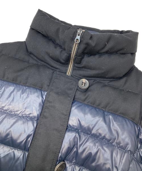 DUVETICA（デュベティカ）DUVETICA (デュベティカ) ASTREAダウンコート ブラック×ネイビー サイズ:42の古着・服飾アイテム