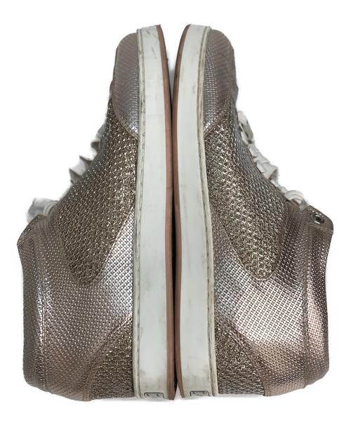 JIMMY CHOO（ジミーチュウ）JIMMY CHOO (ジミーチュウ) ラメローカットスニーカー ピンク サイズ:36の古着・服飾アイテム