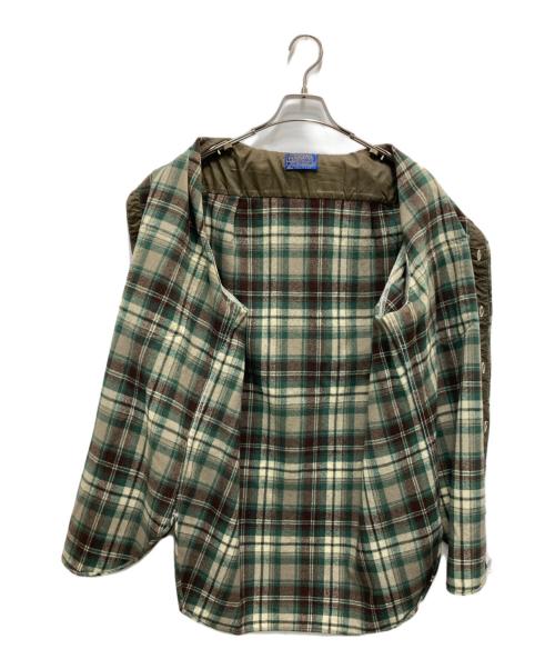 PENDLETON（ペンドルトン）PENDLETON (ペンドルトン) ウールチェックシャツ グリーン サイズ:17の古着・服飾アイテム