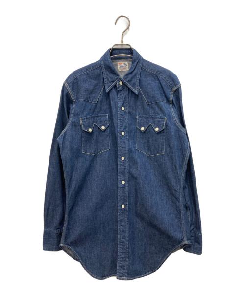 LEVI'S VINTAGE CLOTHING（リーバイス ビンテージ クロージング）LEVI'S VINTAGE CLOTHING (リーバイス ビンテージ クロージング) ウエスタンシャツ インディゴ サイズ:不明（実寸参照）の古着・服飾アイテム