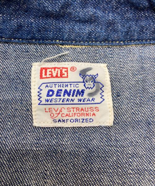 LEVI'S VINTAGE CLOTHING（リーバイス ビンテージ クロージング）LEVI'S VINTAGE CLOTHING (リーバイス ビンテージ クロージング) ウエスタンシャツ インディゴ サイズ:不明（実寸参照）の古着・服飾アイテム