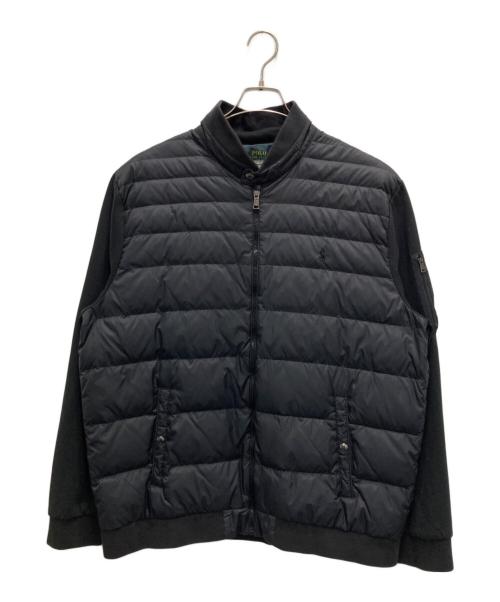 POLO RALPH LAUREN（ポロ・ラルフローレン）POLO RALPH LAUREN (ポロ・ラルフローレン) ダウン切替ジャケット ブラック サイズ:XLの古着・服飾アイテム