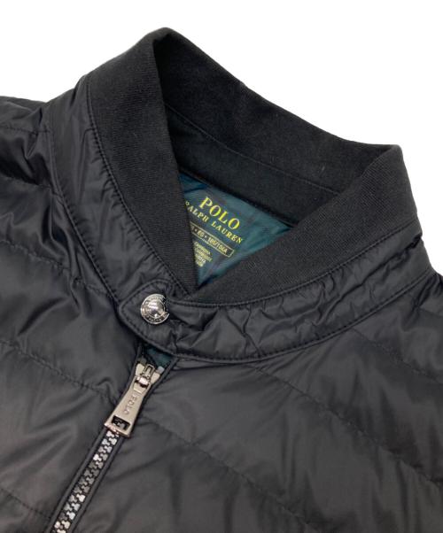 POLO RALPH LAUREN（ポロ・ラルフローレン）POLO RALPH LAUREN (ポロ・ラルフローレン) ダウン切替ジャケット ブラック サイズ:XLの古着・服飾アイテム