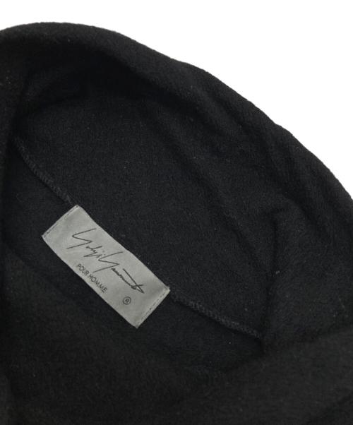 Yohji Yamamoto pour homme（ヨウジヤマモト プールオム）Yohji Yamamoto pour homme (ヨウジヤマモト プールオム) SUPER 120 WOOL SINGLE JERSEY TURTLE NECK LS TEE ブラック サイズ:3の古着・服飾アイテム