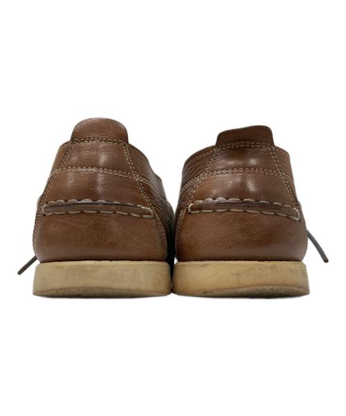 PARABOOT（パラブーツ）PARABOOT (パラブーツ) マリブレザーデッキシューズ ブラウン サイズ:8の古着・服飾アイテム