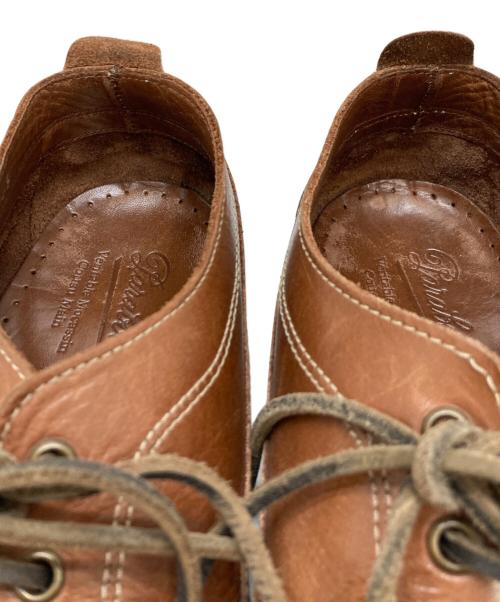 PARABOOT（パラブーツ）PARABOOT (パラブーツ) マリブレザーデッキシューズ ブラウン サイズ:8の古着・服飾アイテム