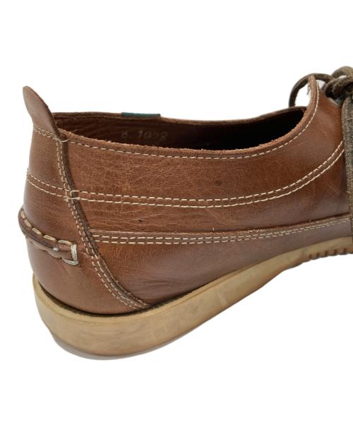 PARABOOT（パラブーツ）PARABOOT (パラブーツ) マリブレザーデッキシューズ ブラウン サイズ:8の古着・服飾アイテム