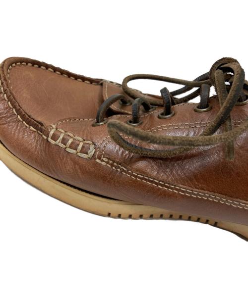 PARABOOT（パラブーツ）PARABOOT (パラブーツ) マリブレザーデッキシューズ ブラウン サイズ:8の古着・服飾アイテム