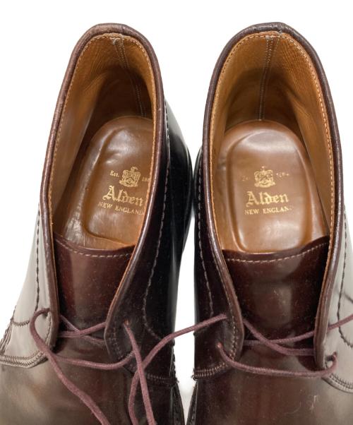 Alden（オールデン）ALDEN (オールデン) コードバンチャッカーブーツ ブラウン サイズ:8Eの古着・服飾アイテム