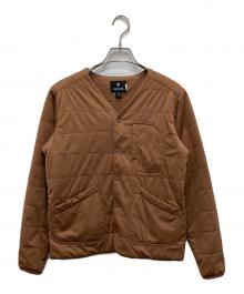 Snow peak（スノーピーク）の古着「フレキシブルインサレーションカーディガン」｜ブラウン