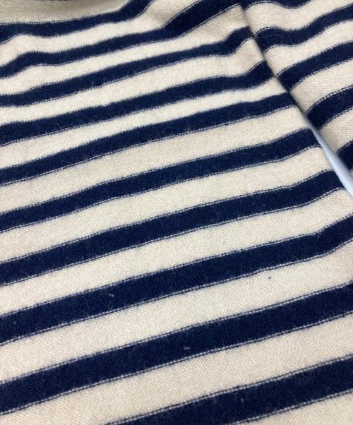 45rpm（45アールピーエム）45rpm (45アールピーエム) ボーダーニット ネイビー×ベージュ サイズ:2の古着・服飾アイテム