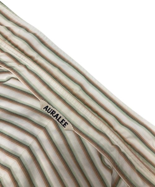 AURALEE（オーラリー）AURALEE (オーラリー) ストライプシャツ ベージュ サイズ:5の古着・服飾アイテム